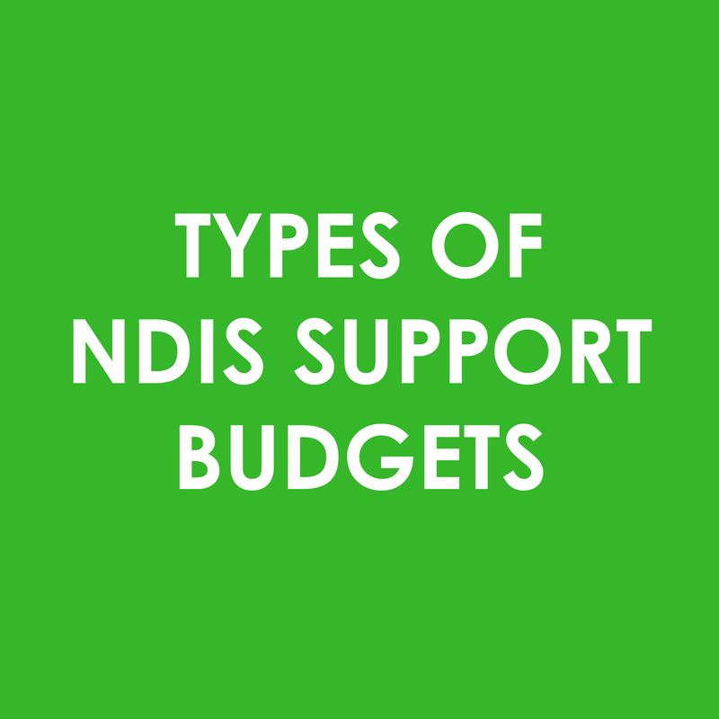 Types of NDIS Support Budgets 