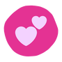 Two hearts, Allied Health Assistant Logo Picture