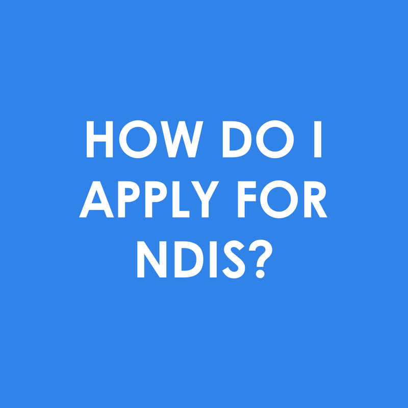 How do I apply for the NDIS?